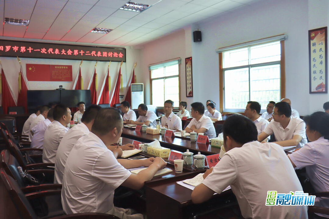 汨罗市第十一次党代会各代表团召开第三次会议
