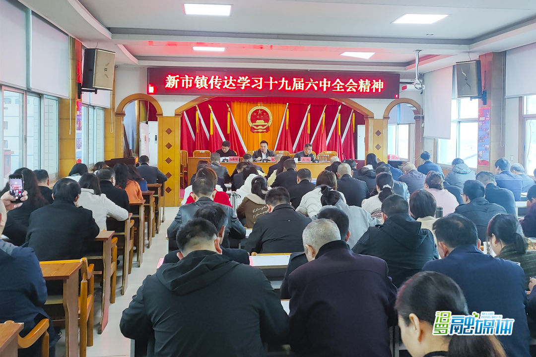 新市镇：线上学 线下议，“元福新潮”宣讲十九届六中全会精神