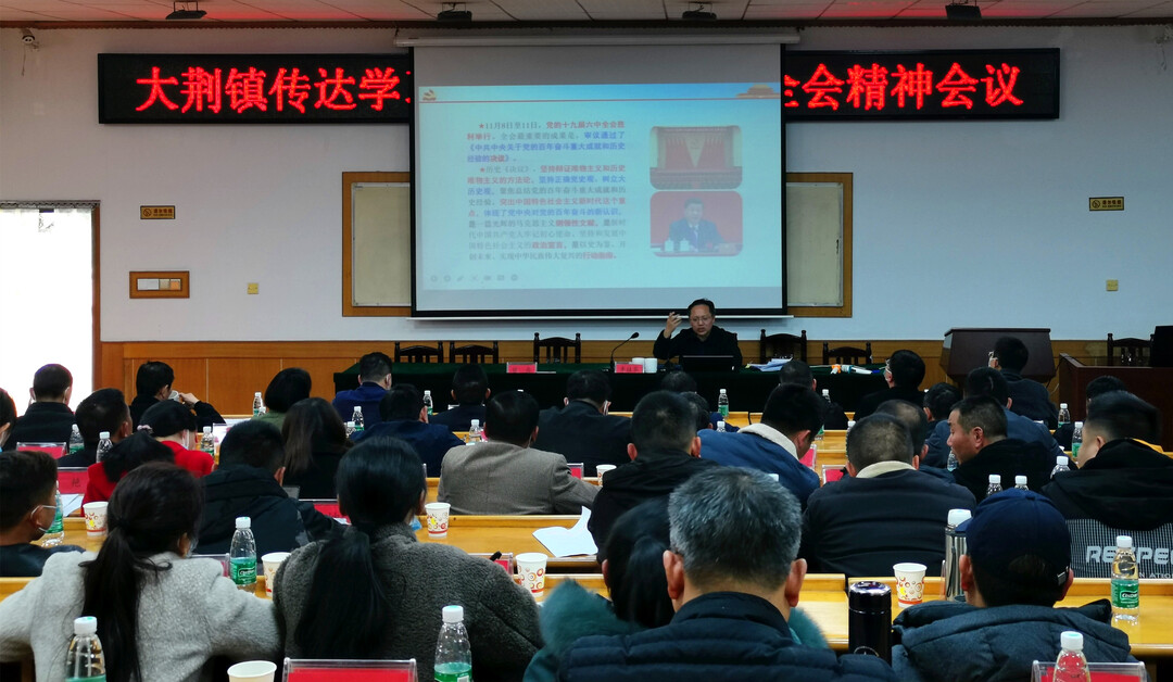 学习贯彻党的十九届六中全会精神 |大荆镇：深学实做 做到内化于心外化于行