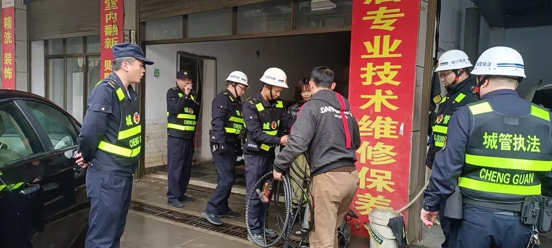 汨罗：集中整治修车洗车行业，维护市容市貌整洁
