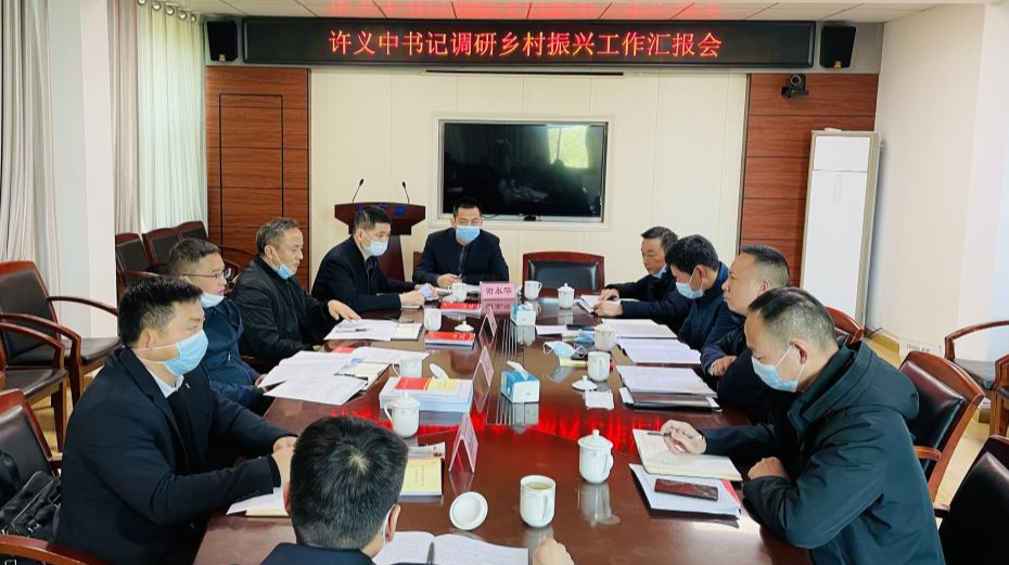 许义中专题调研乡村振兴工作