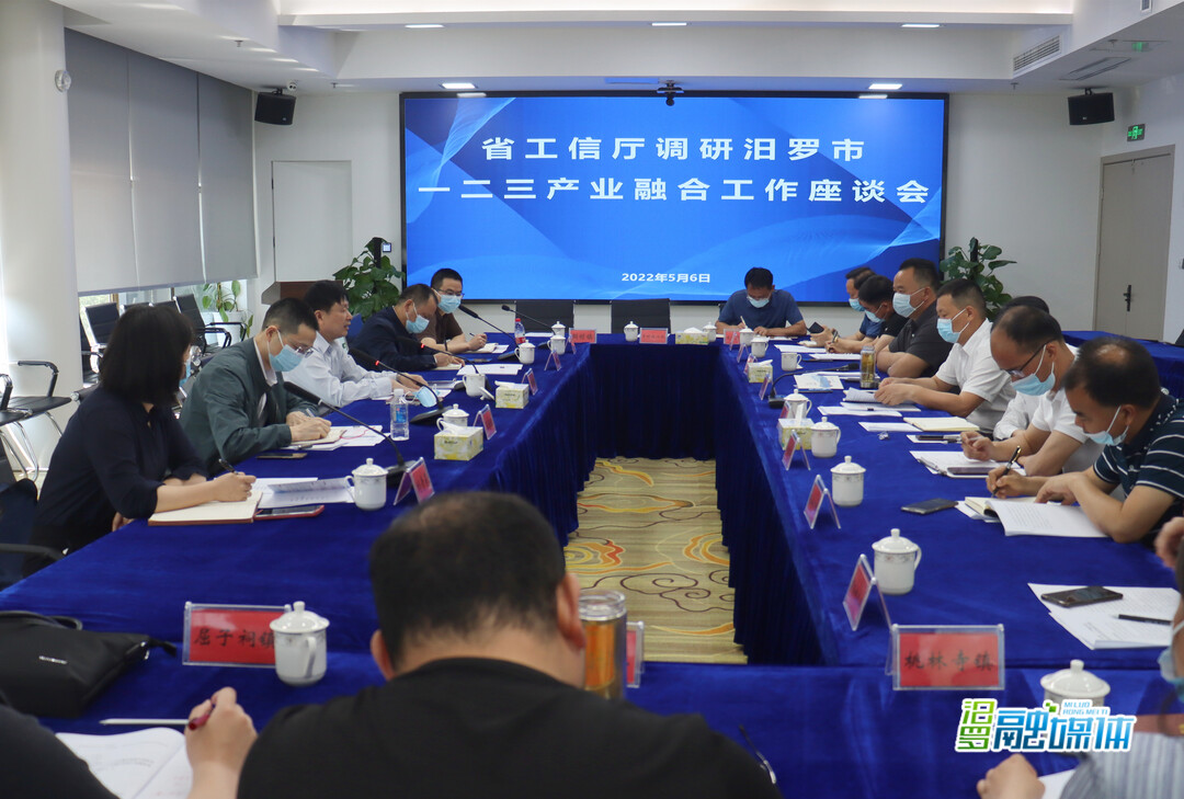 省工信厅来汨调研一二三产业融合发展工作