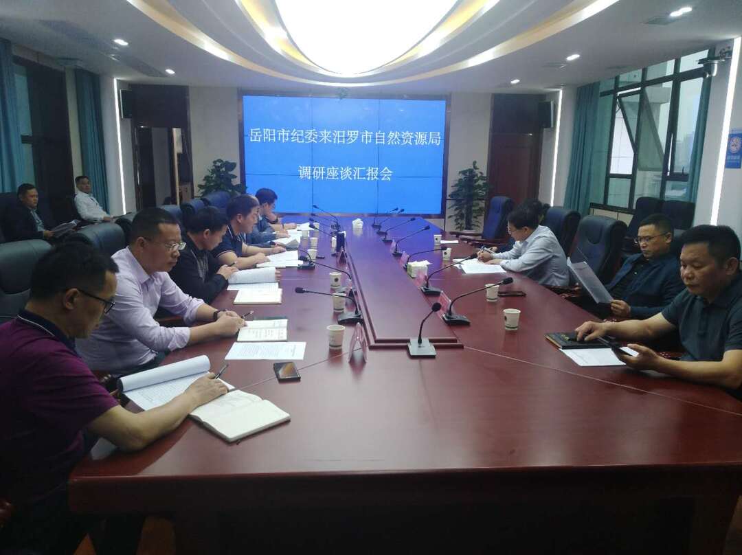 岳阳市纪委来汨罗市自然资源局督导党风廉政建设工作