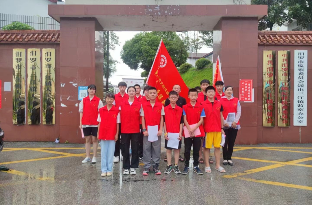 创新溺水宣传，三江镇青少年加入防溺水宣传活动队伍