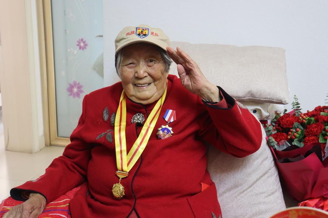 痛别老兵！汨罗102岁抗战女兵朱云仙离世