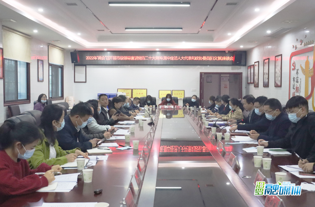 汨罗市领导集中走访归义镇人大代表、政协委员