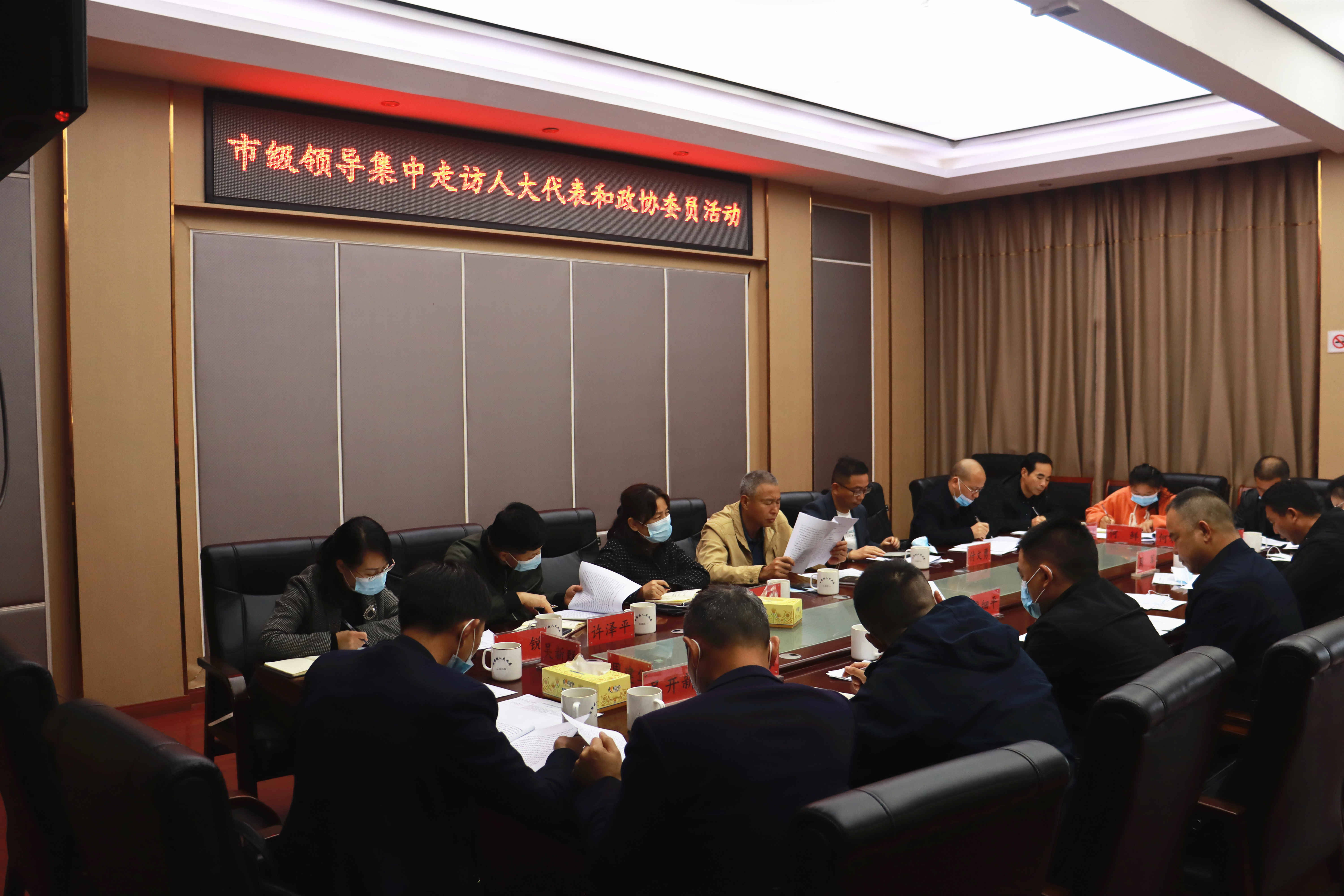 市领导集中走访白塘镇、屈子祠镇市人大代表和政协委员