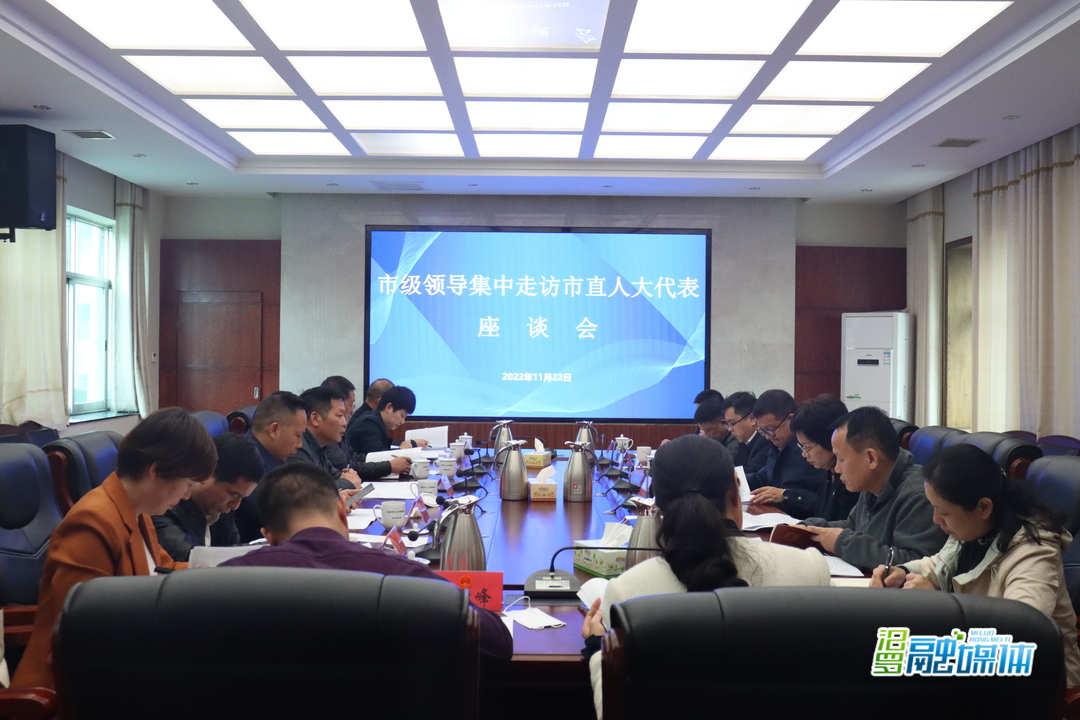 市领导集中走访市直人大代表