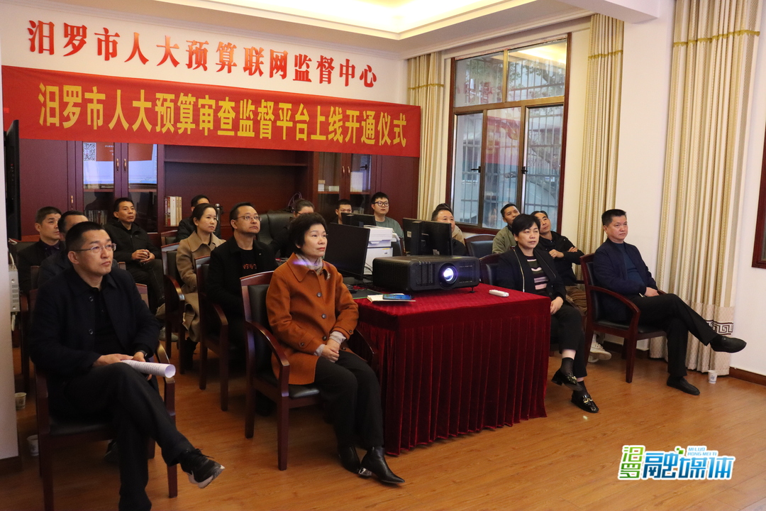 汨罗市人大预算审查监督平台上线
