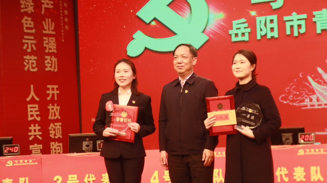 岳阳举行青年理论学习电视大赛，汨罗代表队获一等奖