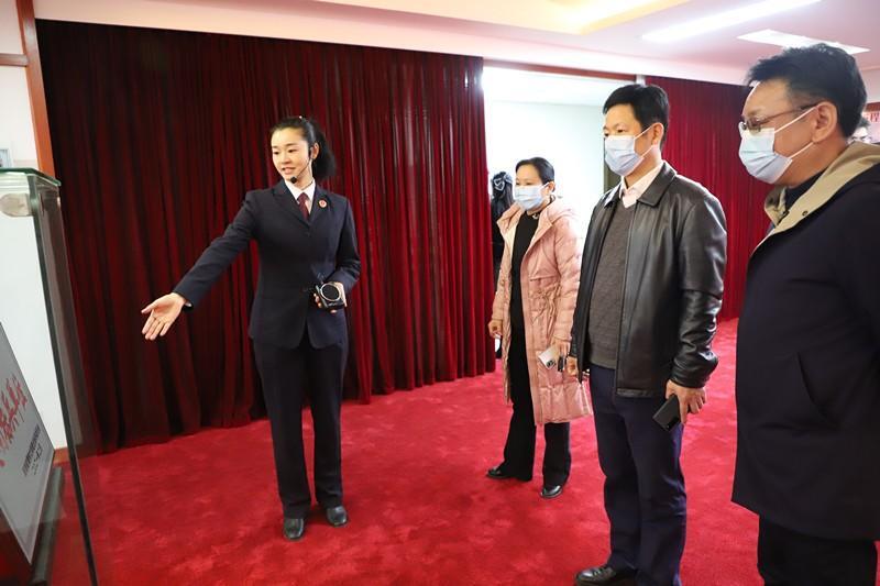 岳阳市委宣传部调研汨罗市检察院文明创建工作