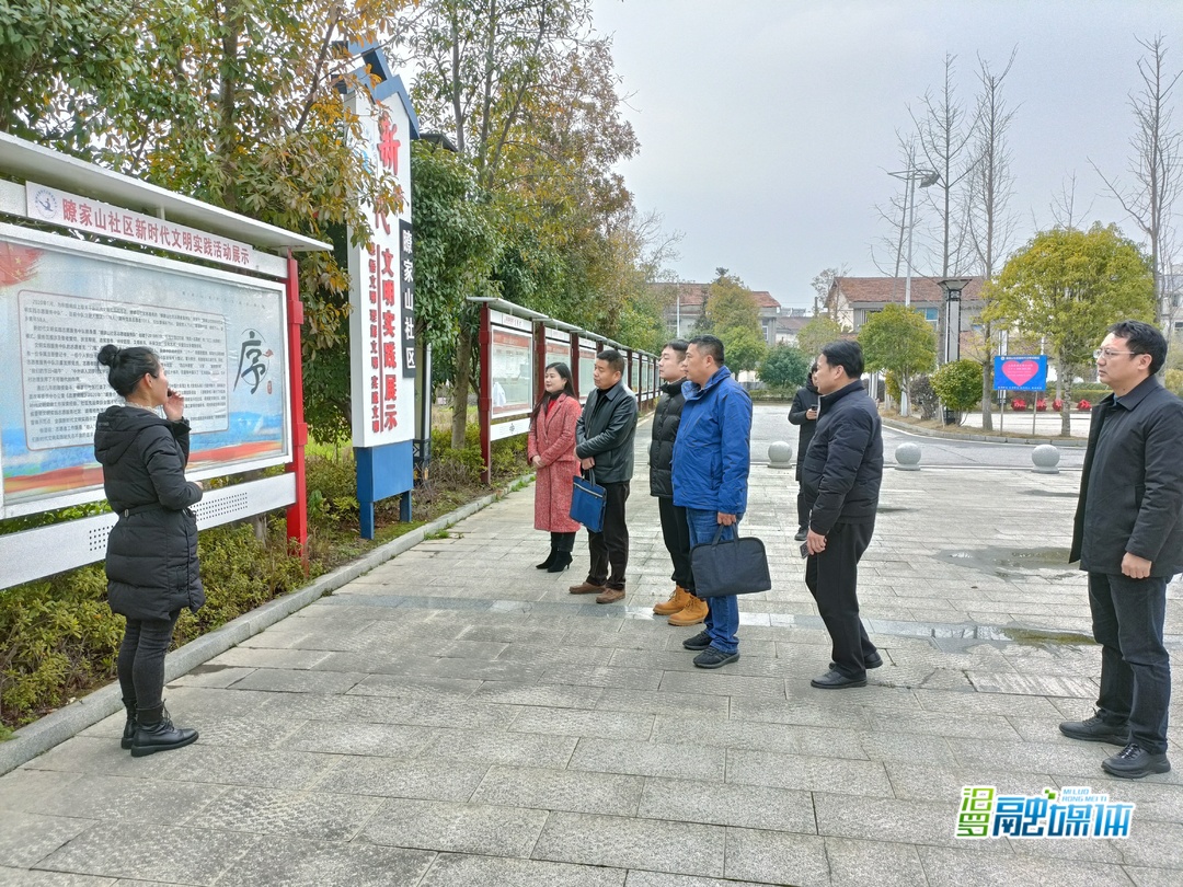 临湘市委宣传部来汨考察新时代文明实践工作