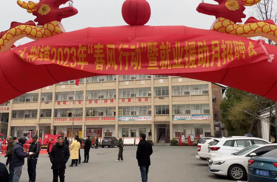“春风行动”吹进大荆镇 乡镇招聘会促就业