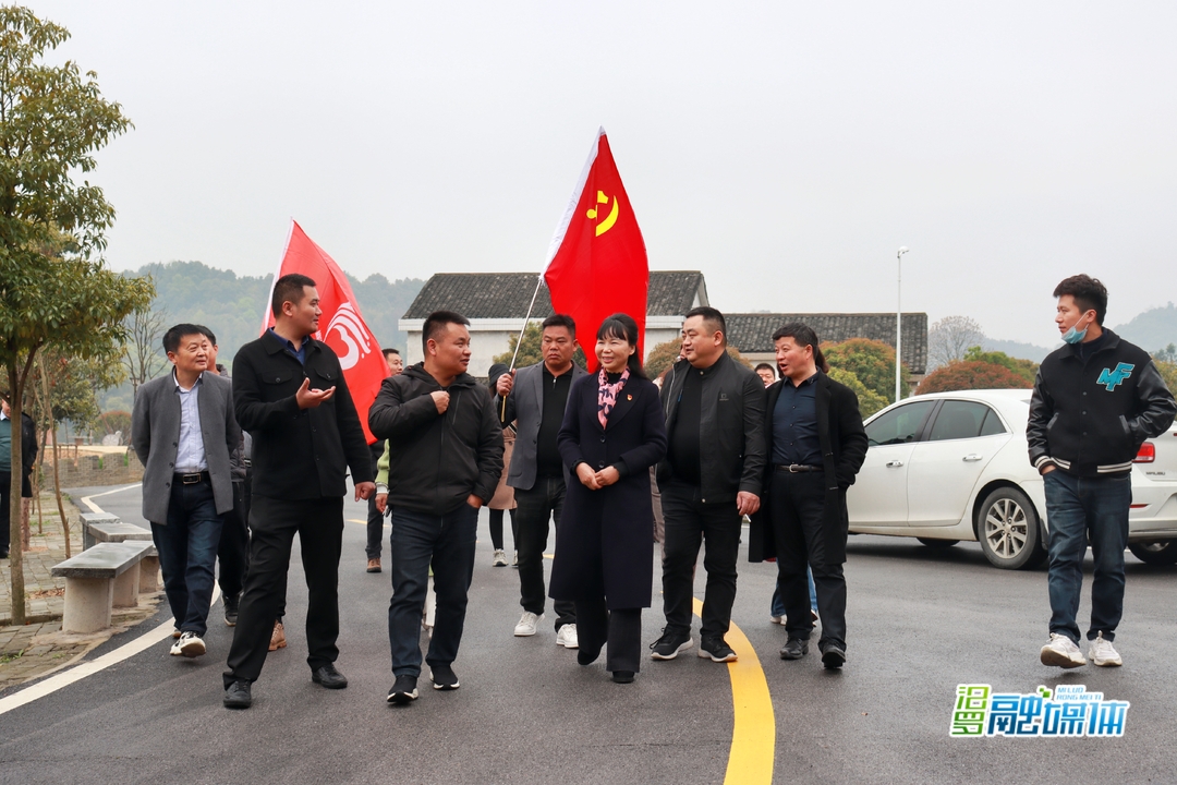 汨罗“新阶联乡镇行”启动，首站神鼎山中间组屋场