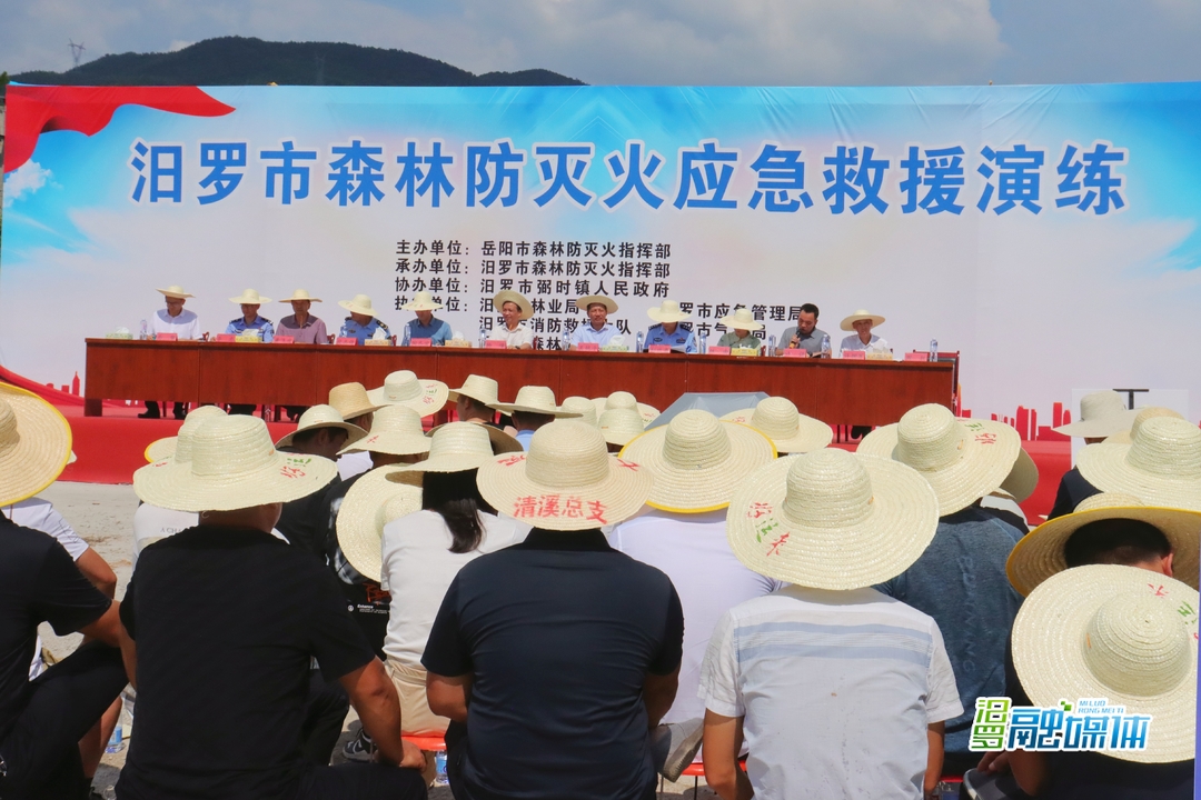 防范于未“燃”！汨罗市森林防灭火应急救援演练圆满完成