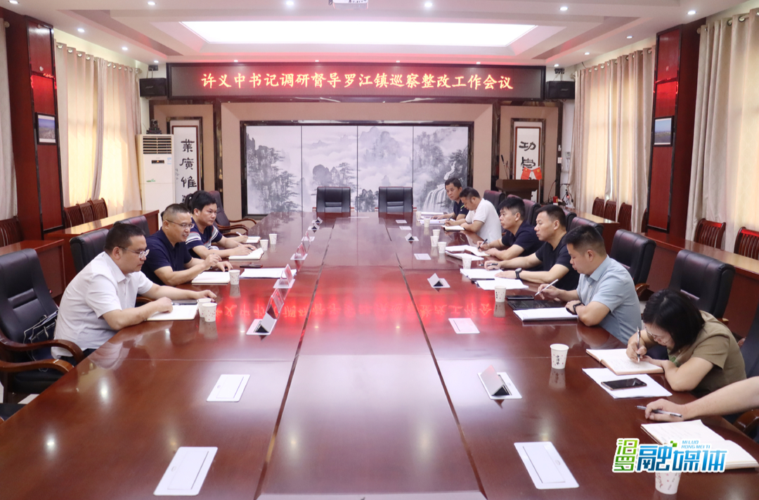 许义中调研督导罗江镇巡察整改工作