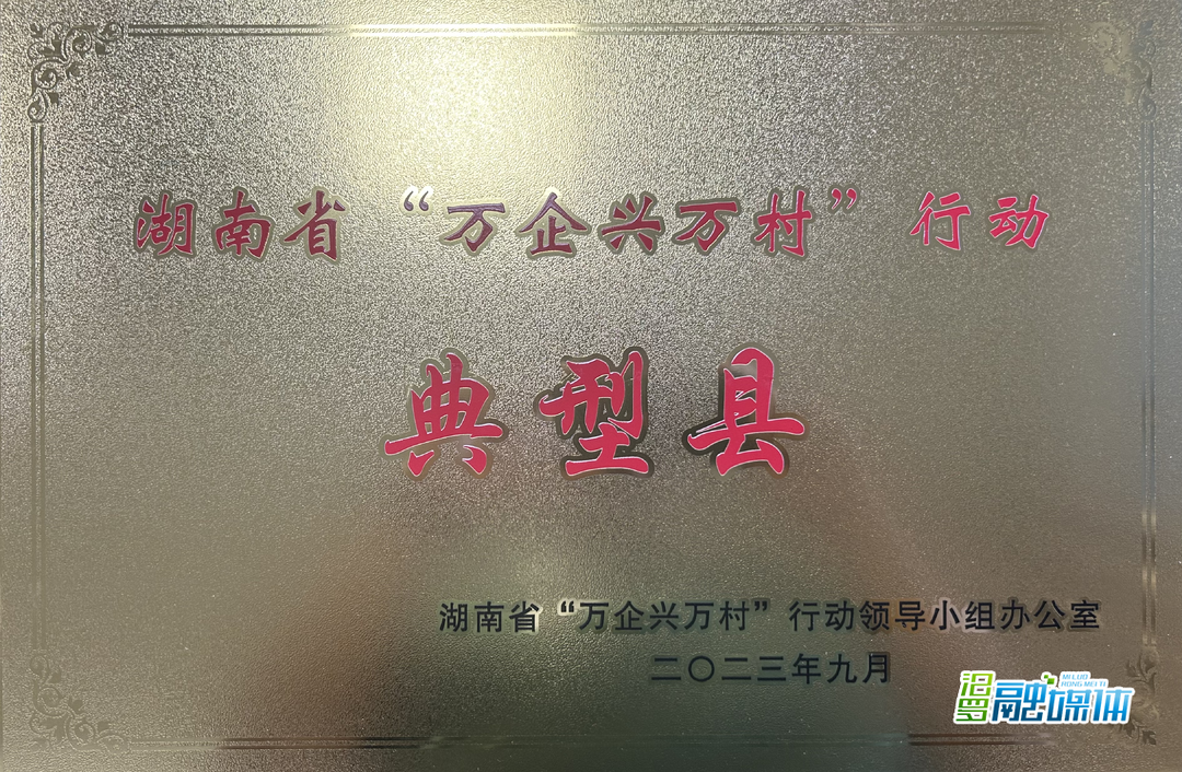 汨罗市获评湖南省“万企兴万村”行动典型县