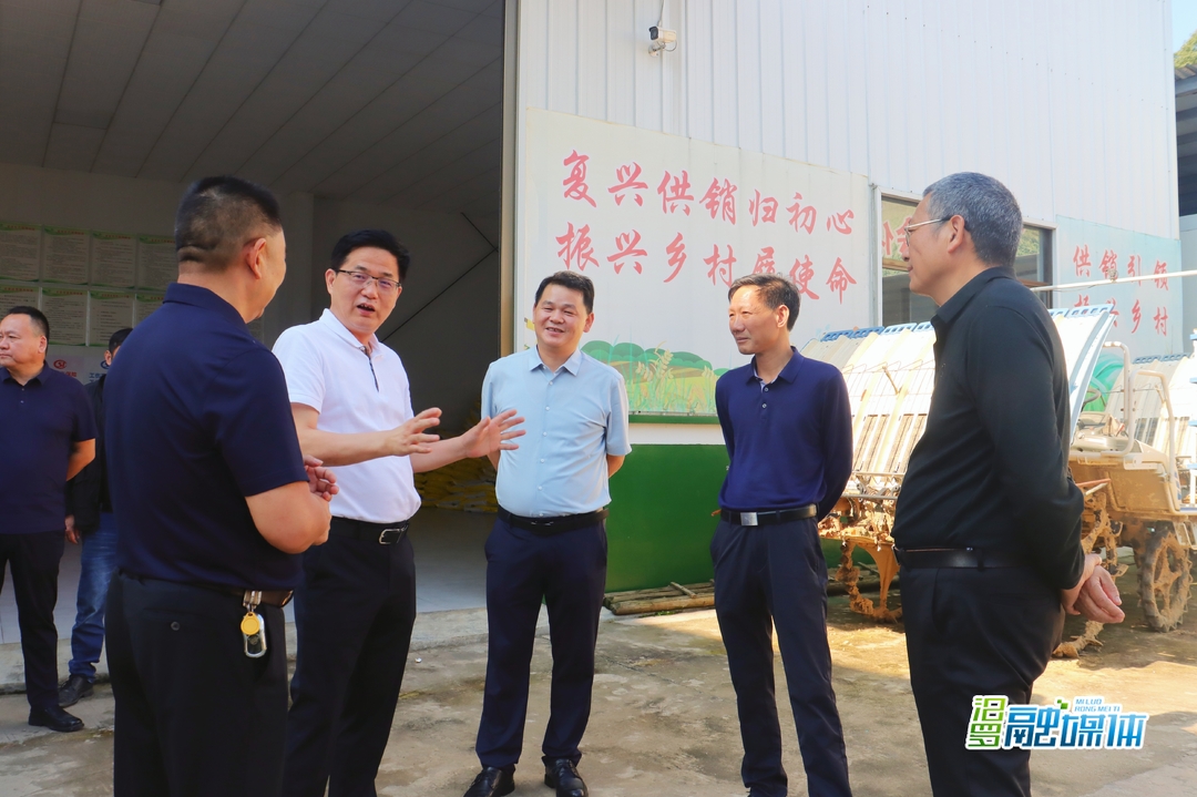 岳阳市人大常委会调研汨罗市供销社综合改革工作