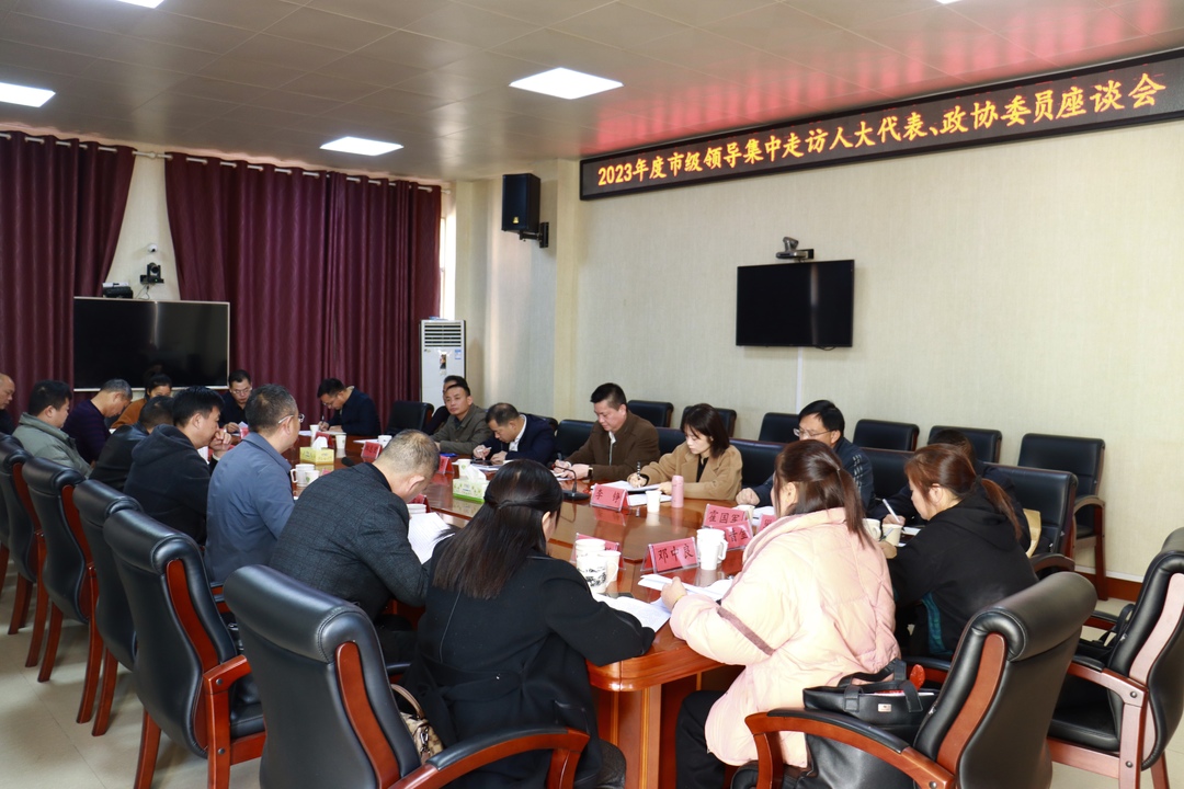 市领导集中走访屈子祠镇、白塘镇人大代表和政协委员