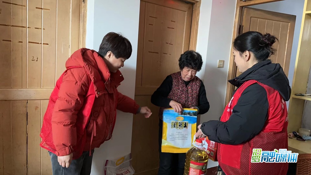 归义镇老街社区：迎新春 送温暖 