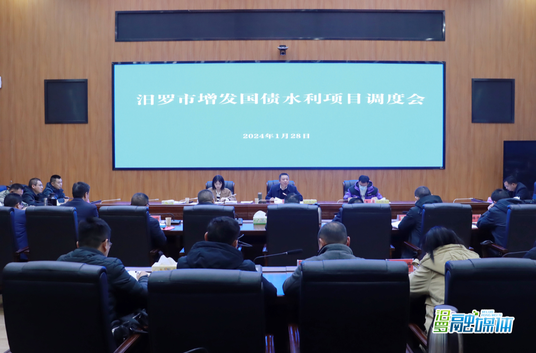 汨罗调度推进增发国债水利项目建设
