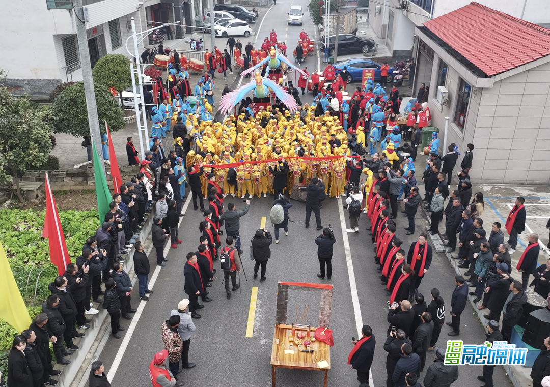 汨罗长乐：年轻人“唱主角” 民俗舞龙祈福仪式感满满