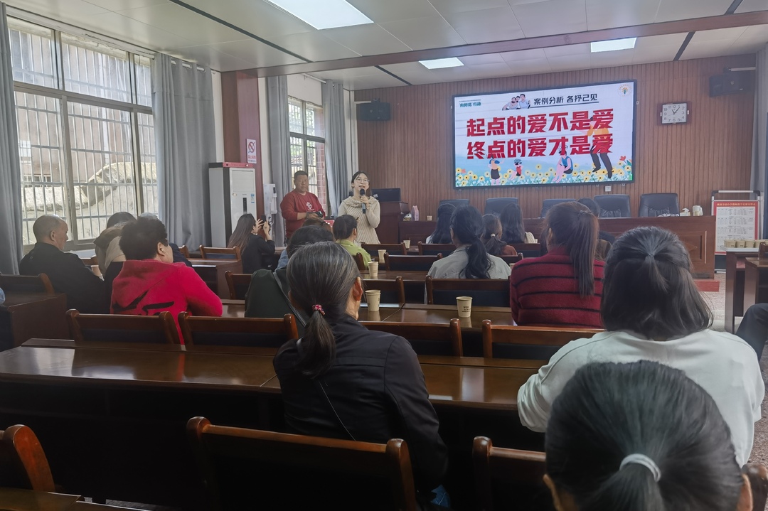 桃林寺镇：家庭教育进校园，向阳花开齐护蕾