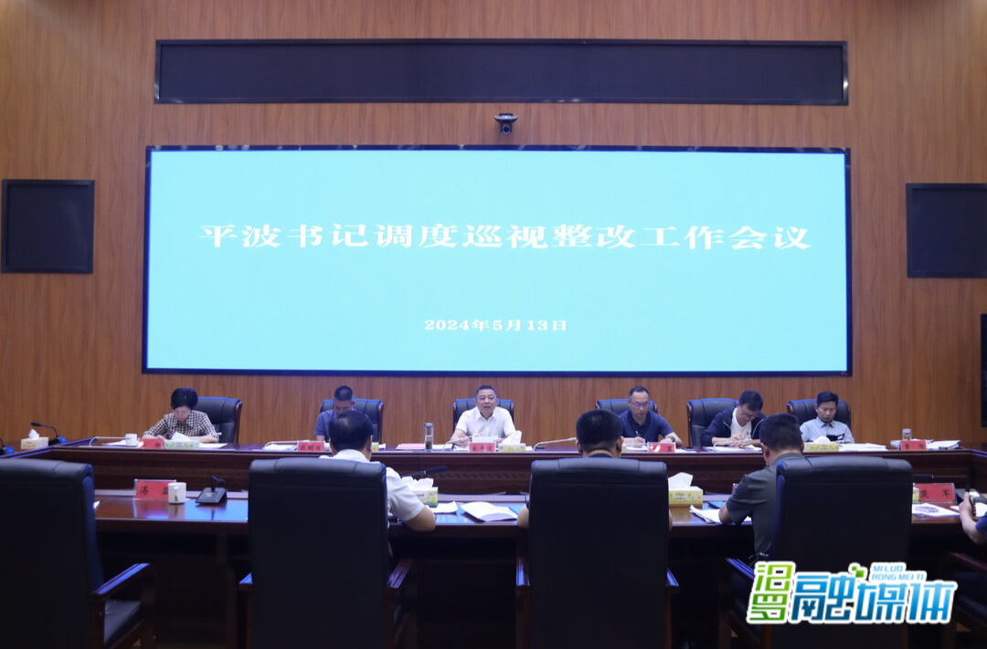 朱平波调度巡视整改工作