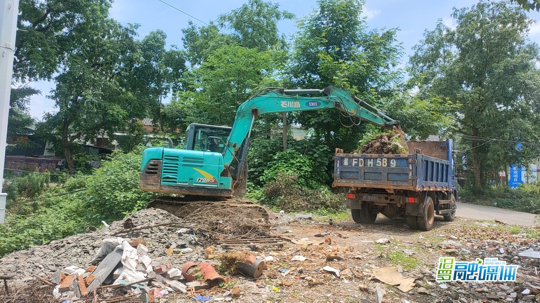 新市镇：迅速行动，全面清除河道沿线建筑垃圾