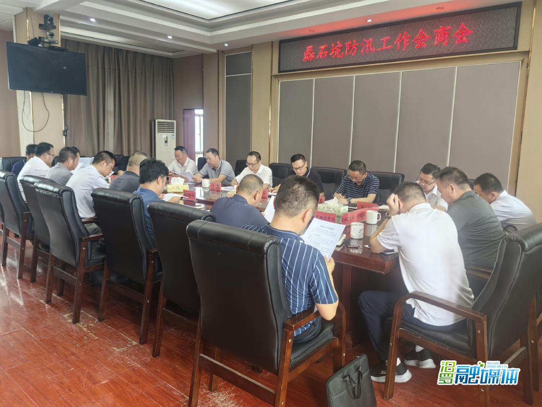 叶罡部署磊石垸防汛工作