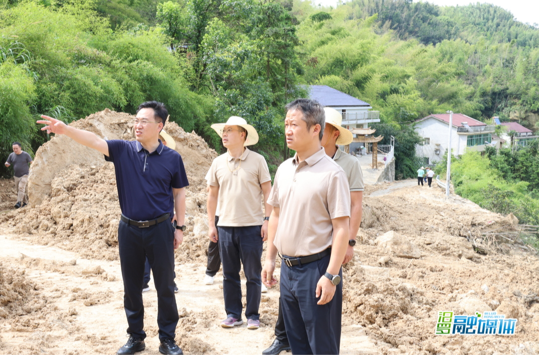 林恒求到弼时镇走访慰问党员代表 督导防汛救灾工作