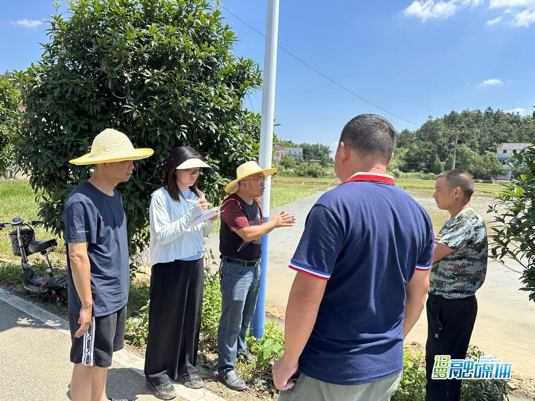 汨罗40余名农技人员分赴各镇指导农业救灾复产