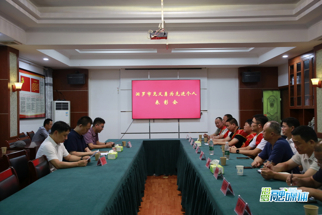 汨罗表彰5名见义勇为先进个人