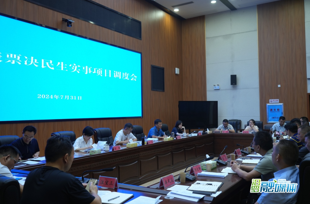 汨罗市召开人大代表票决民生实事项目调度会
