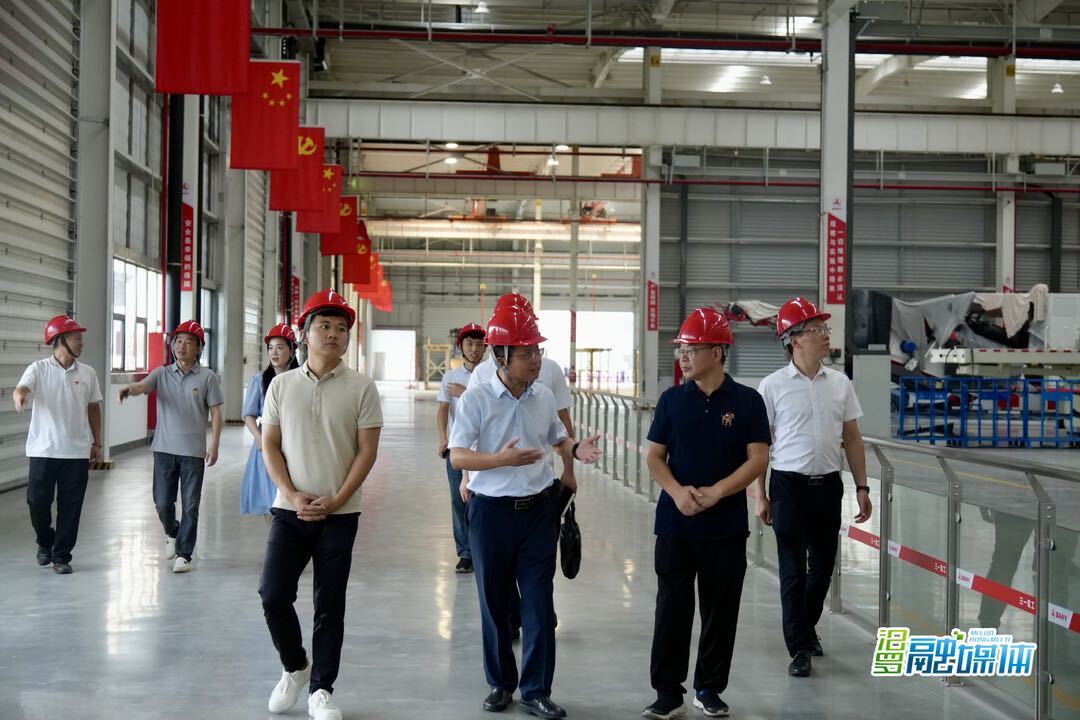 汨罗市委社会工作部调研配套园非公党建工作