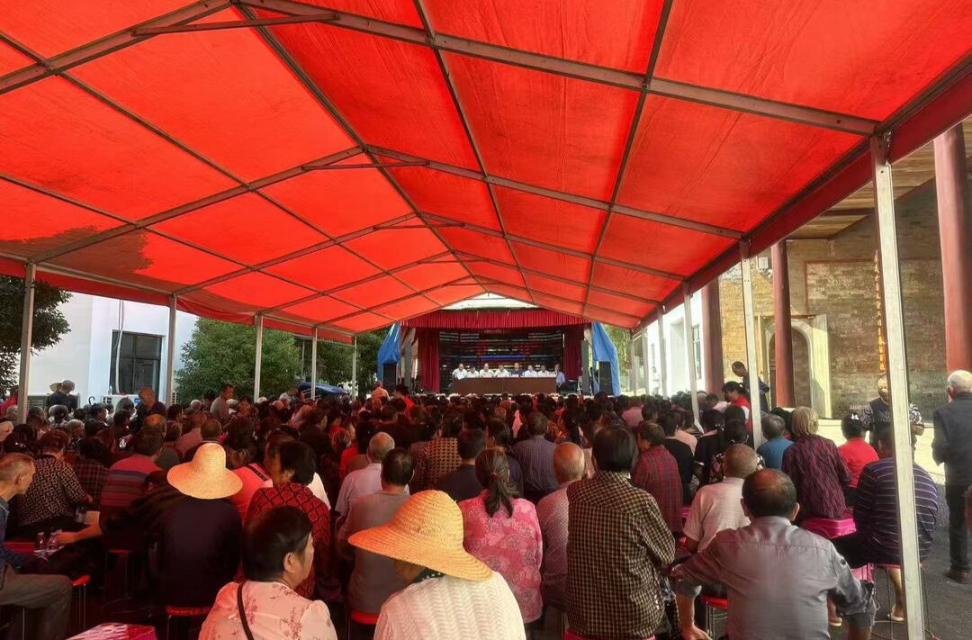 桃林寺镇永红村：村民欢乐过重阳 营造敬老好风尚