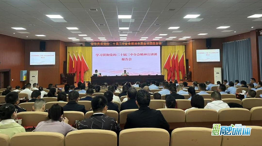 汨罗市国资中心牵头组织开展学习贯彻党的二十届三中全会精神宣讲报告会