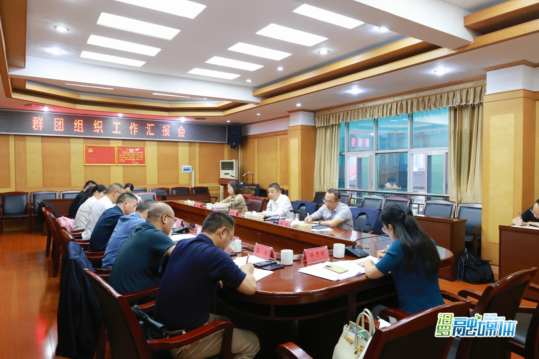 朱平波主持召开群团组织工作汇报会