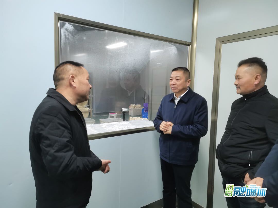 朱平波调研乡友企业硕品品食品科技有限公司