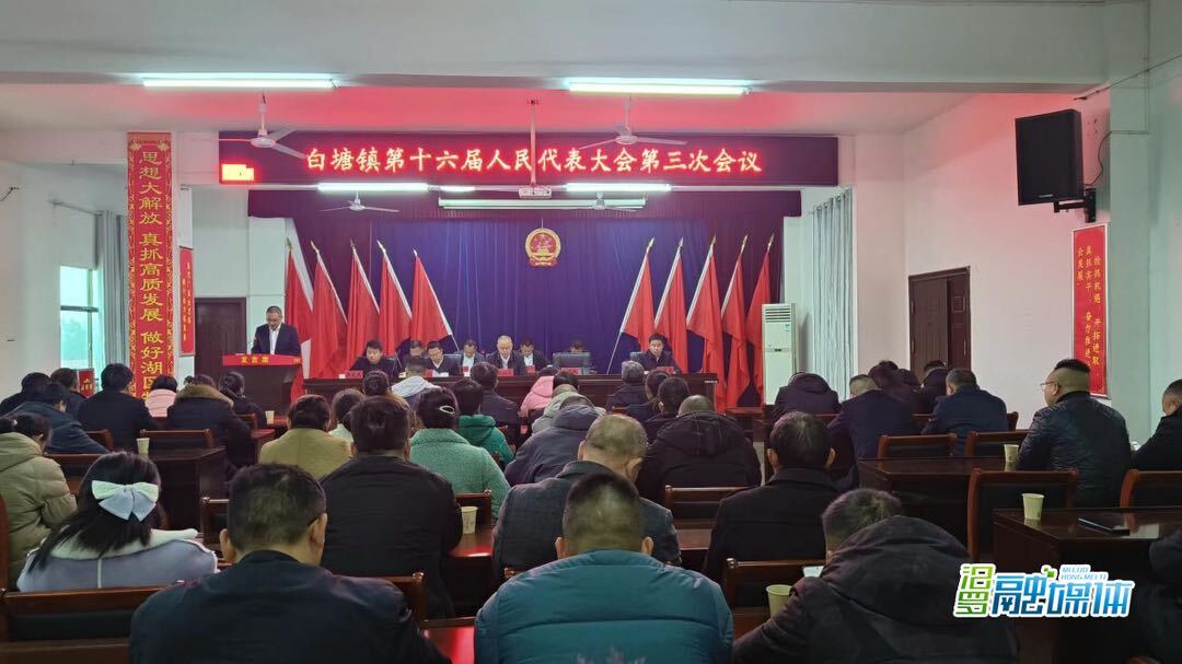 白塘镇第十六届人民代表大会第三次会议召开