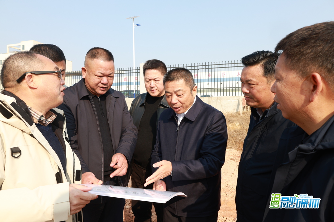 朱平波到高新区现场调研项目建设