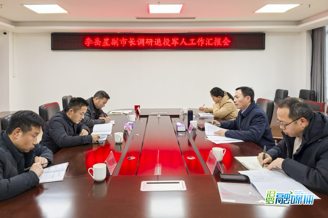 李岳星调研退役军人工作