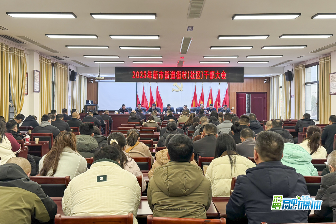 新市街道召开街村（社区）干部大会 部署2025年工作
