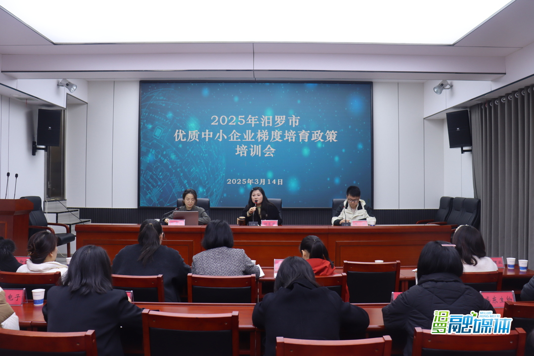 梯度培育助转型升级  汨罗市这场中小企业梯度培训会干货满满