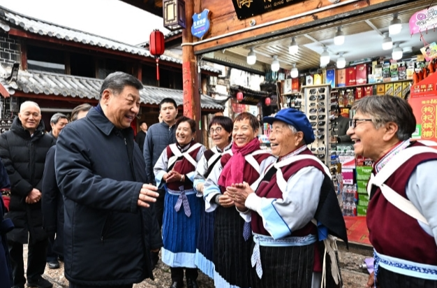 习近平在云南丽江市考察调研