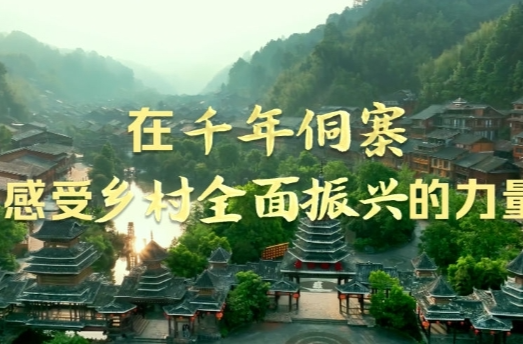 时政Vlog｜在千年侗寨，感受乡村全面振兴的力量