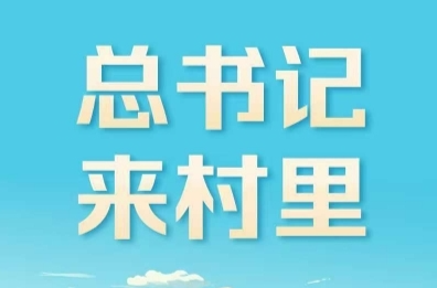 学习时节｜总书记来村里