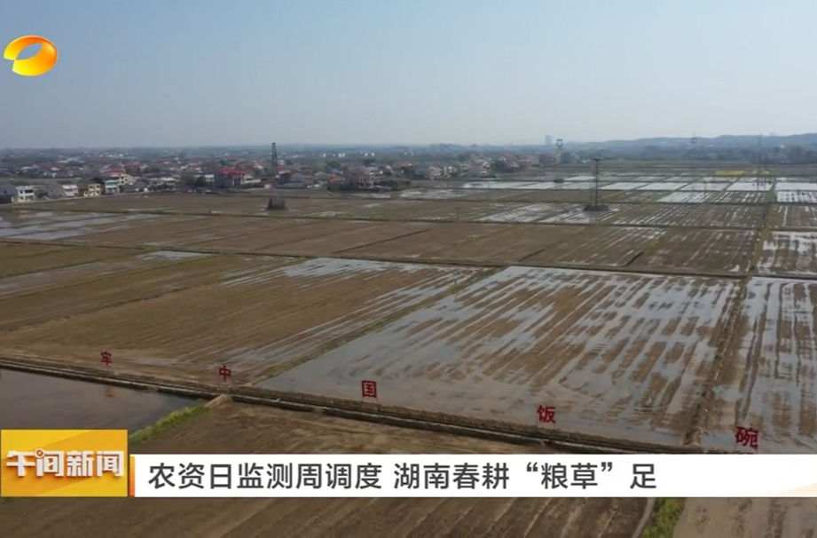 【湖南卫视】农资日监测周调度 湖南春耕“粮草”足