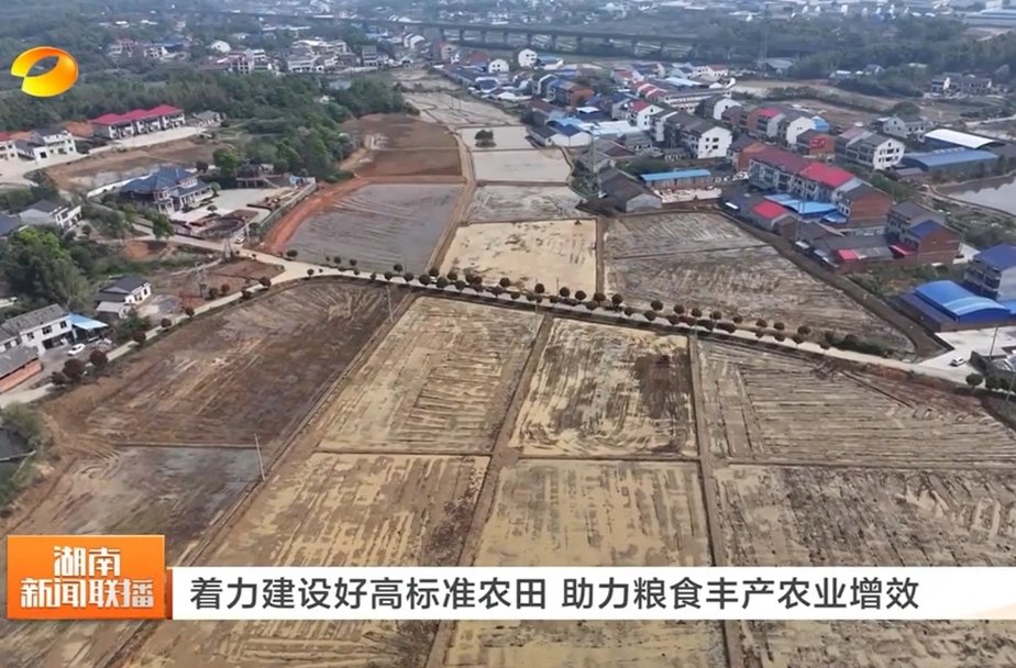 【湖南卫视】着力建设好高标准农田 助力粮食丰产农业增效