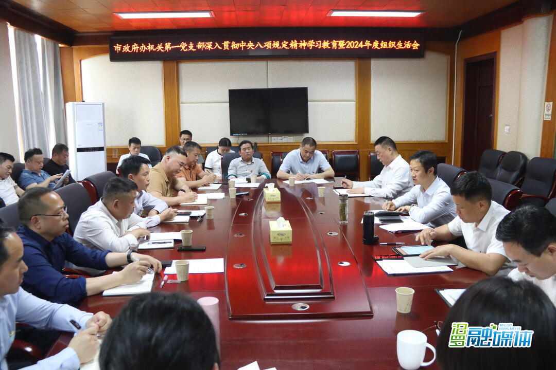 林恒求参加市政府办机关第一党支部深入贯彻中央八项规定精神学习教育暨2024年度组织生活会
